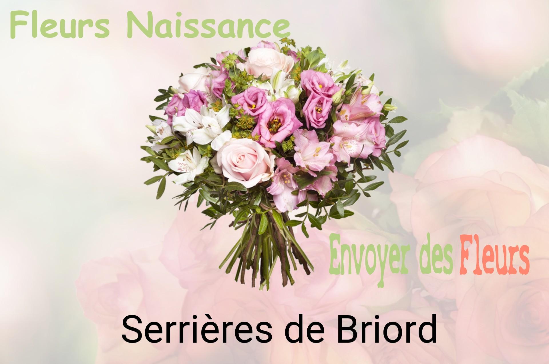 Bouquet de fleurs de naissance livré à Serrières-de-Briord
